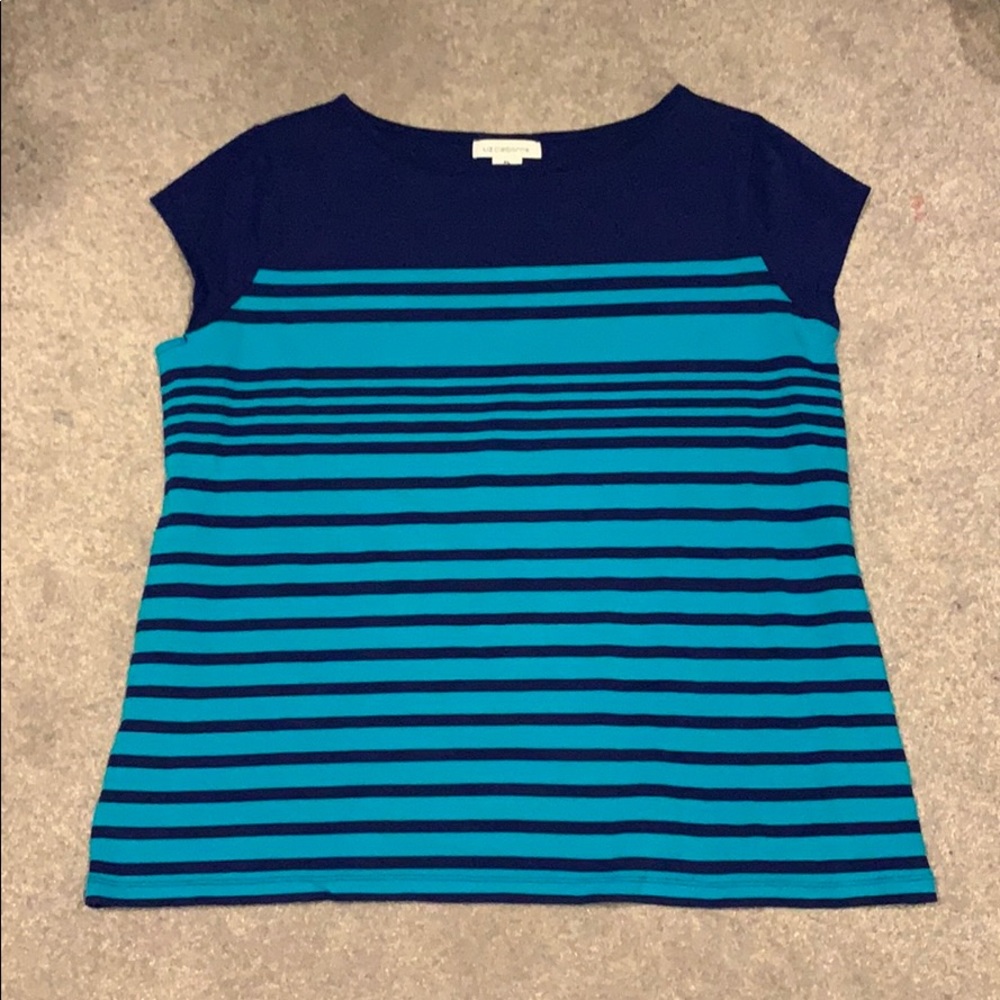 Stripe Liz Claiborne top